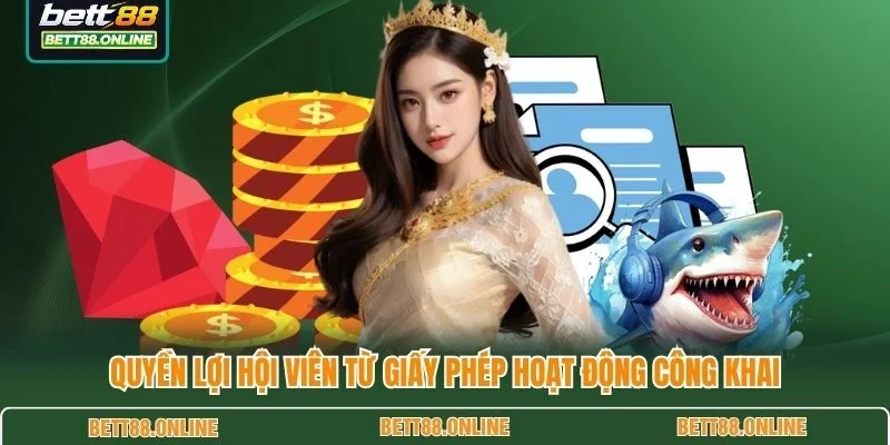 Quyền lợi hội viên từ giấy phép hoạt động công khai